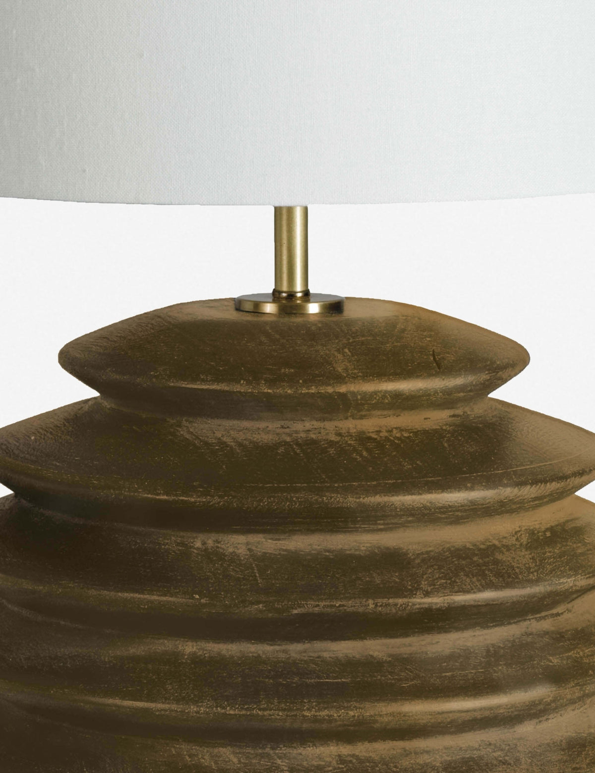 Accordion Round Table Lamp - Designer Table Lamp for Nightstands