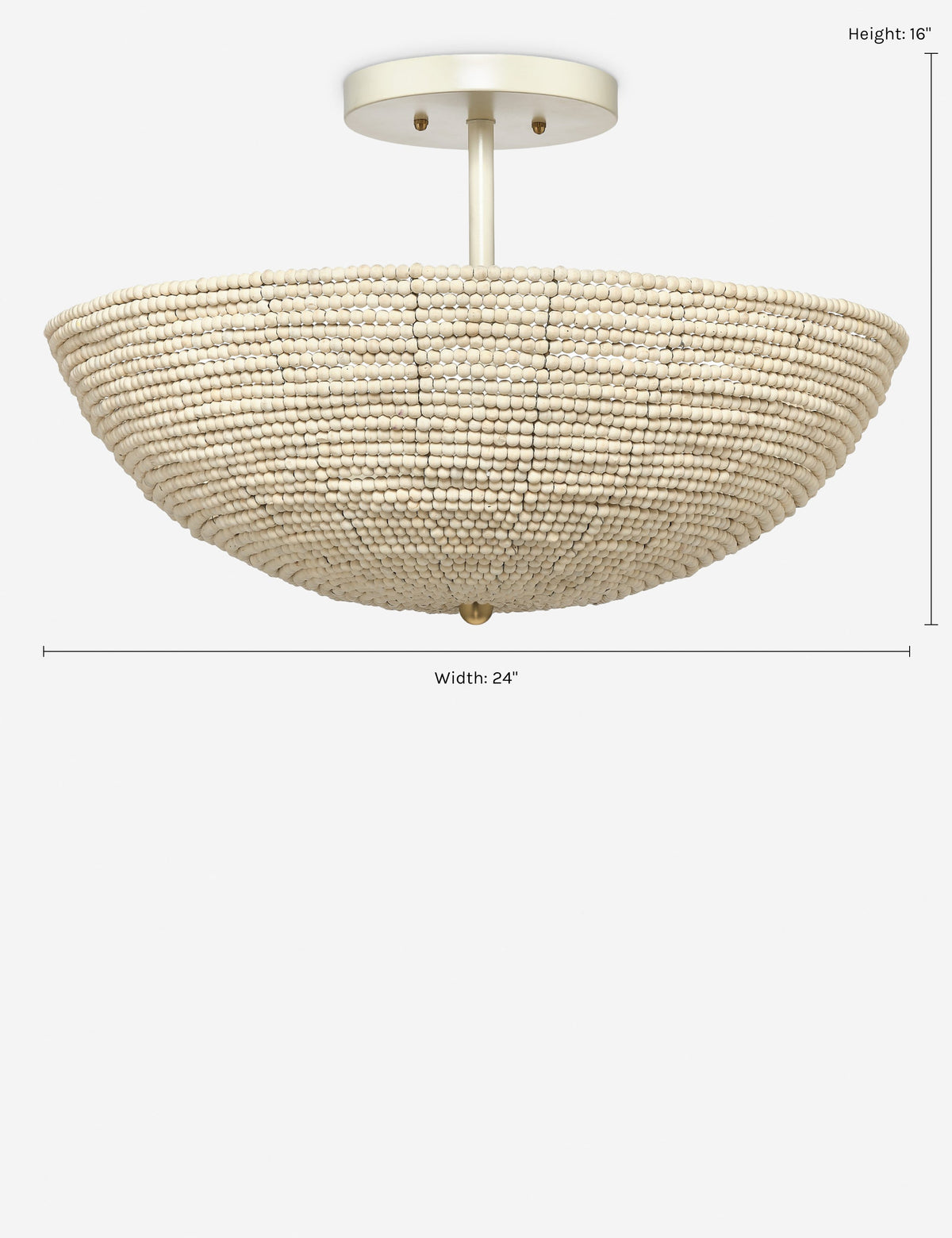 Essie Semi-Flush Mount Light - Semi Flush Ceiling Light for Bedrooms
