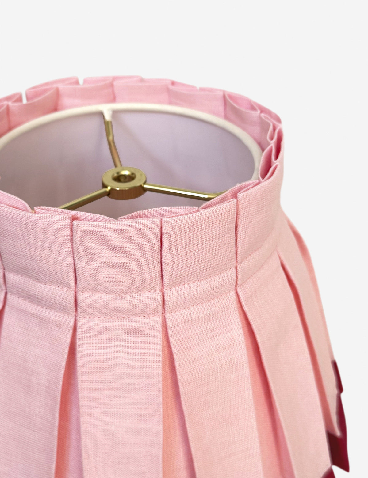 Color Block Classic Box Pleat Lampshade - Designer Table Lamp