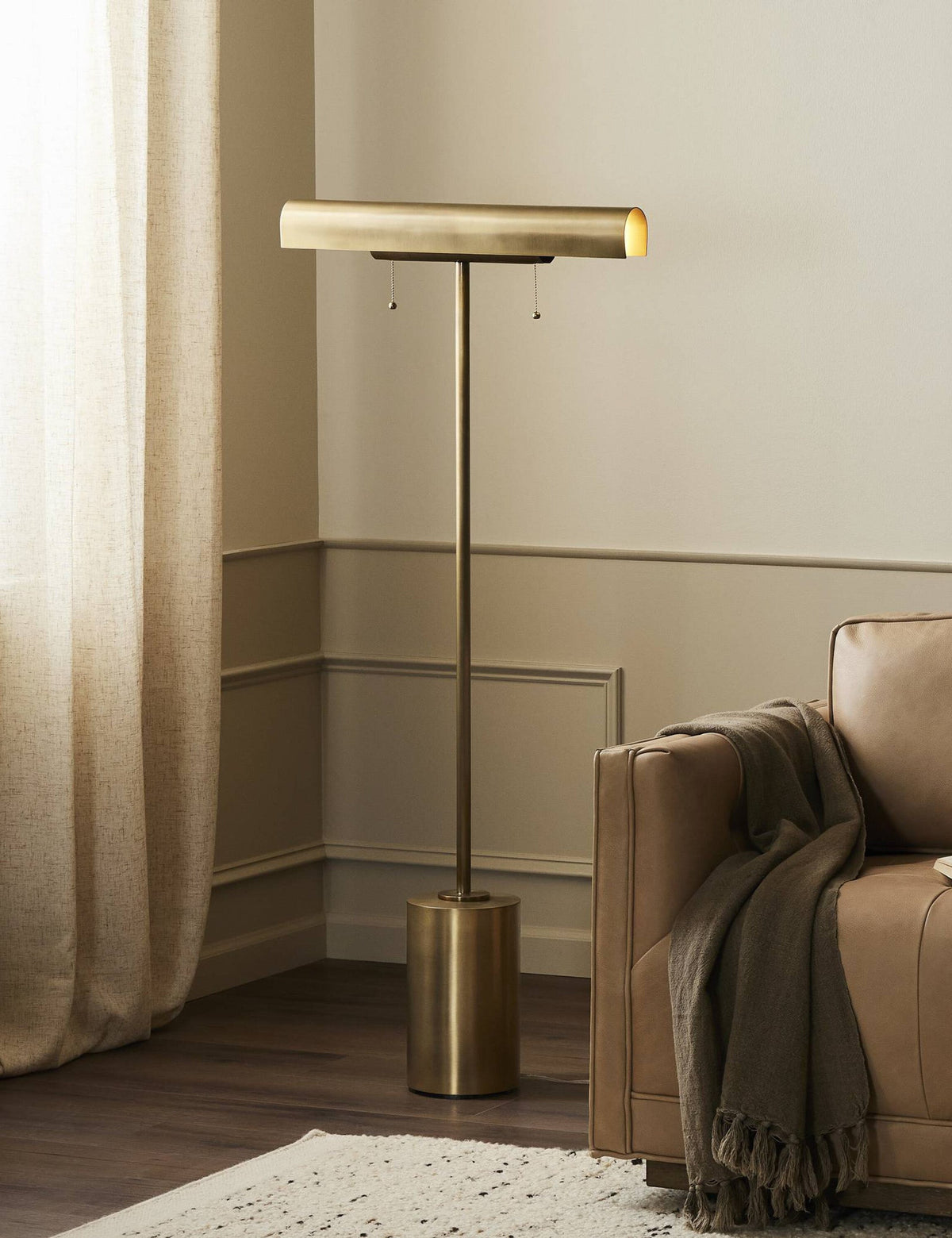 Peabody Task Floor Lamp - Living Room Floor Lamp for Living Rooms
