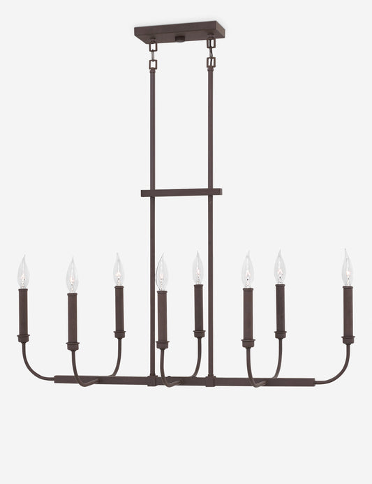 Parsons Linear Chandelier - Dining Room Chandelier Fixture Modern Home