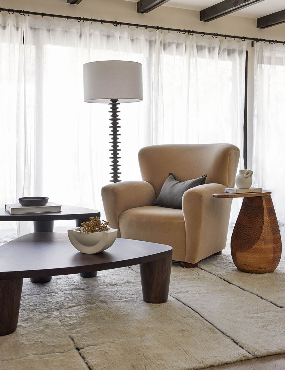 Fishbone Floor Lamp - Living Room Floor Lamp for Living Rooms