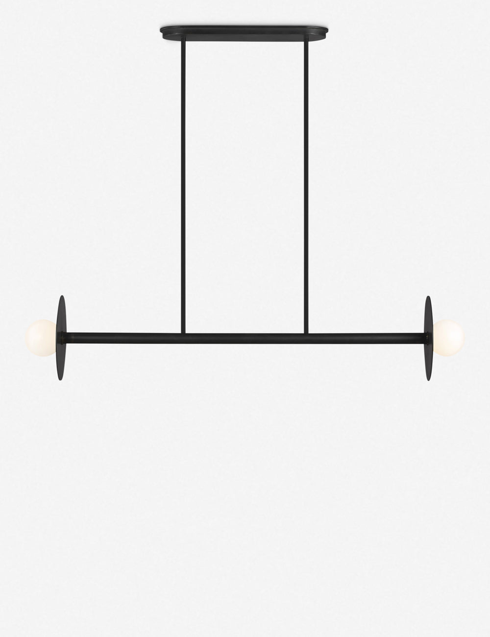 Nodes Medium Linear Chandelier - Dining Room Chandelier Fixture