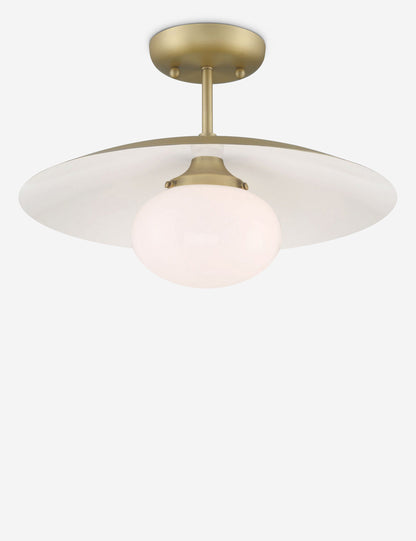Shah Semi-Flush Mount Light - Semi Flush Ceiling Light for Bedrooms
