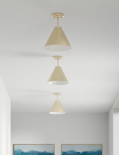 Cannon Semi-Flush Mount Light - Semi Flush Ceiling Light for Bedrooms