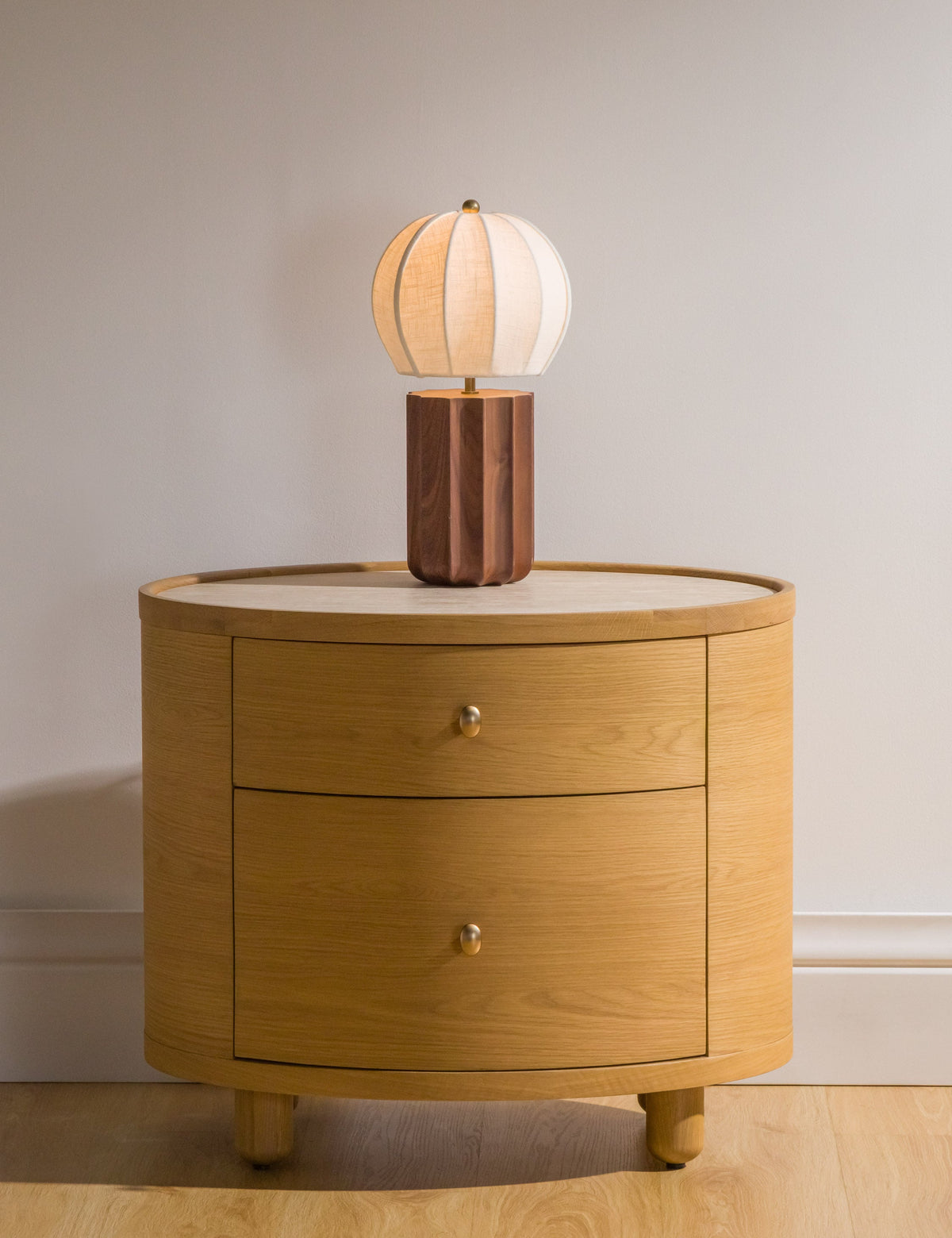 Riviera Table Lamp - Designer Table Lamp for Nightstands Light