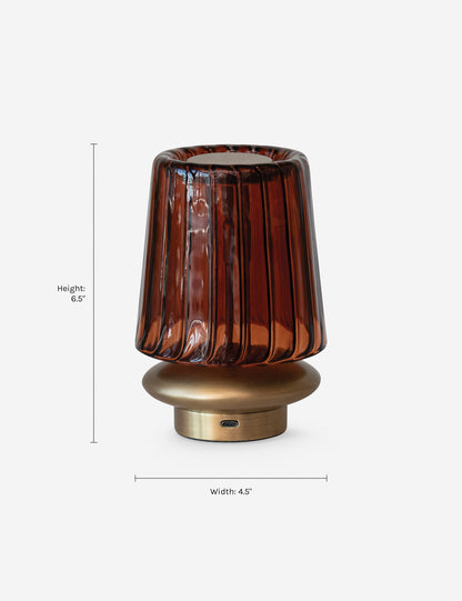 Takada Mini Cordless Table Lamp - Cordless Rechargeable Lamp