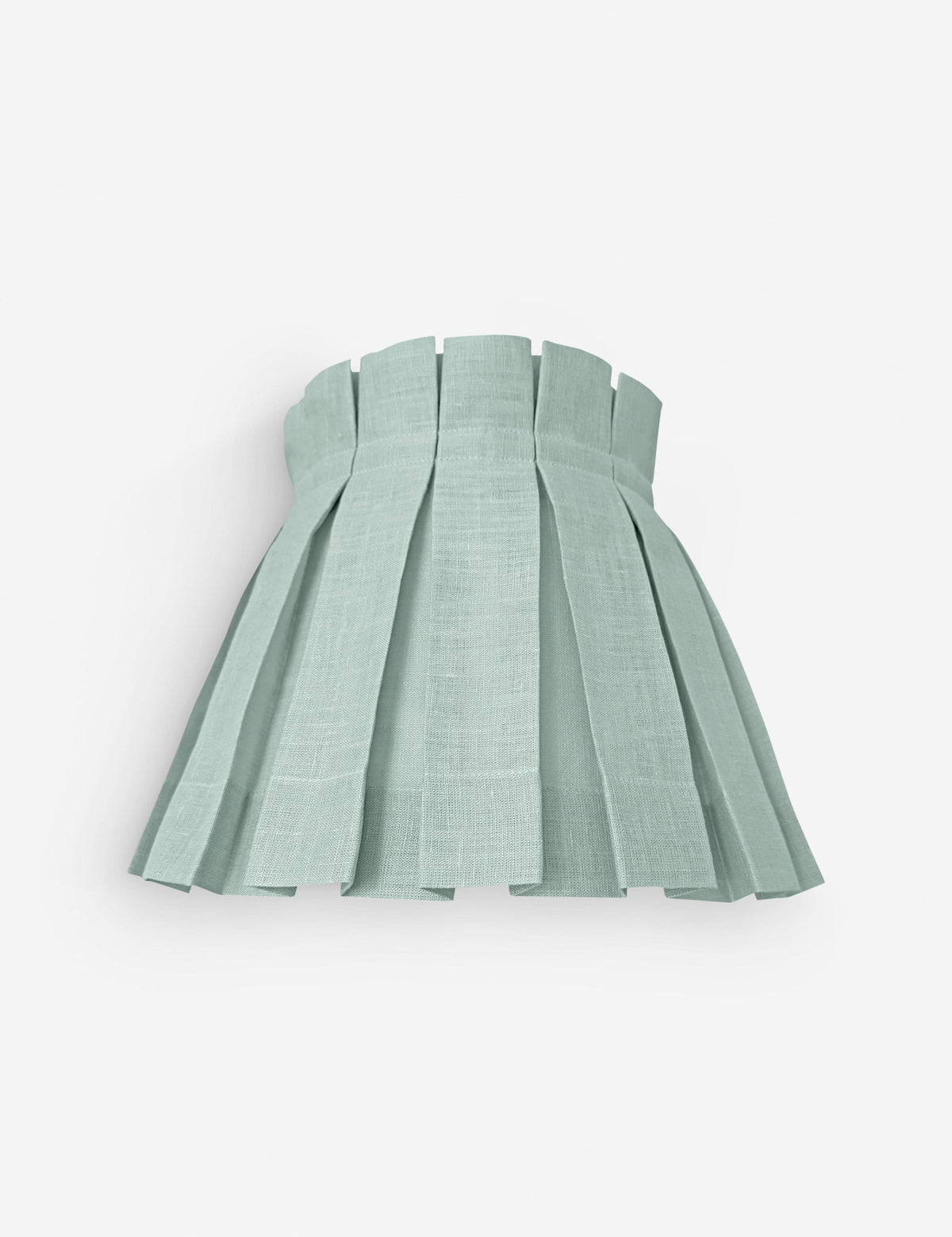 Solid Classic Box Pleat Lampshade - Designer Table Lamp Light