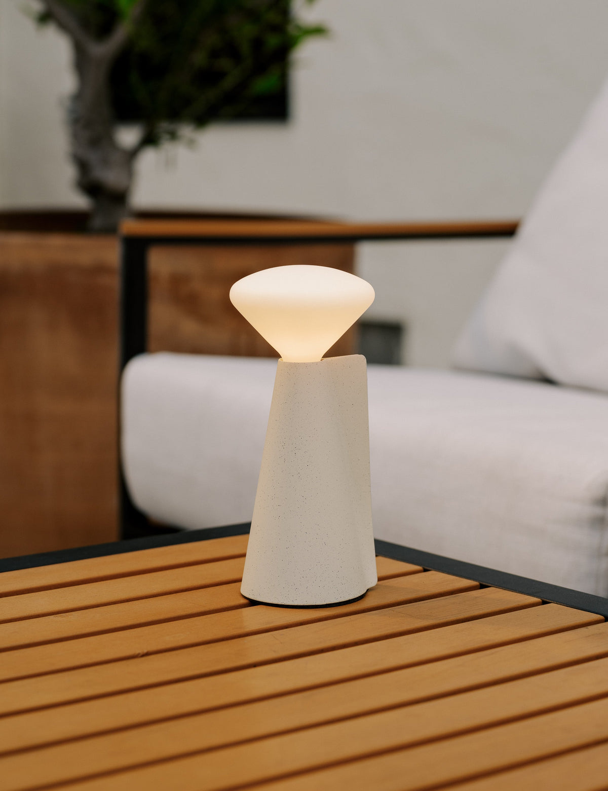 Mantle Cordless Table Lamp - Cordless Rechargeable Lamp Portable Light