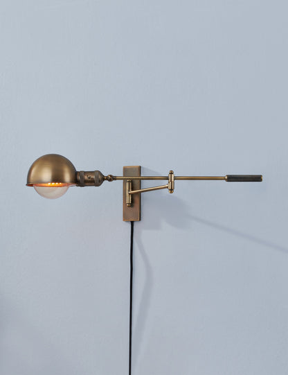 Arthur Plug-In Sconce - Wall Sconce Lighting for Bedrooms Fixture