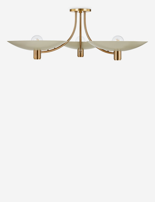 Taro Semi-Flush Mount Light - Semi Flush Ceiling Light for Bedrooms
